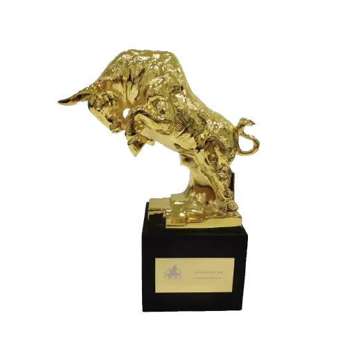 Trophy award of Goldbell Bull Award